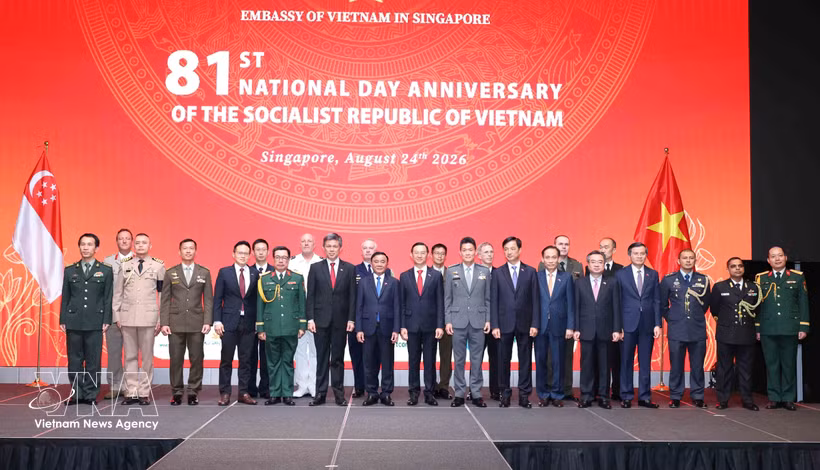 Tran Cam Tu, membre du Bureau politique et permanent du Secrétariat du Comité central du Parti communiste du Vietnam, assiste à la cérémonie marquant le 81e anniversaire de la Fête nationale vietnamienne. Photo: VNA