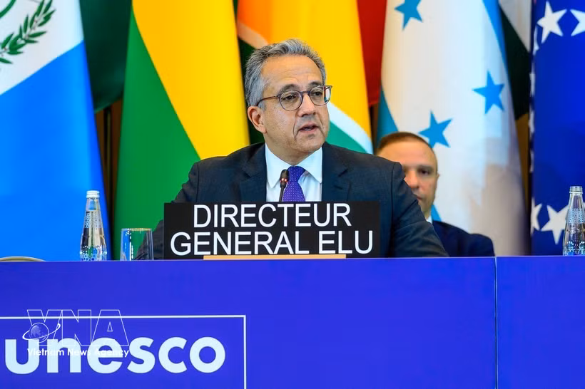 Le directeur général de l'UNESCO, Khaled El-Enany. Photo: VNA