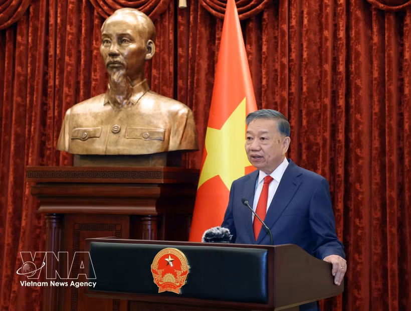 Le secrétaire général du Parti communiste du Vietnam et président de la République, To Lam. Photo: VNA