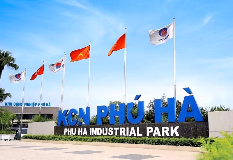 La zone industrielle de Phu Hà. Photo: baophutho.vn
