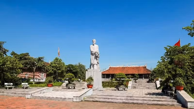Le site commémoratif dédié au grand homme de culture Le Quy Don. Photo : Centre des expositions culturelles et artistiques du Vietnam