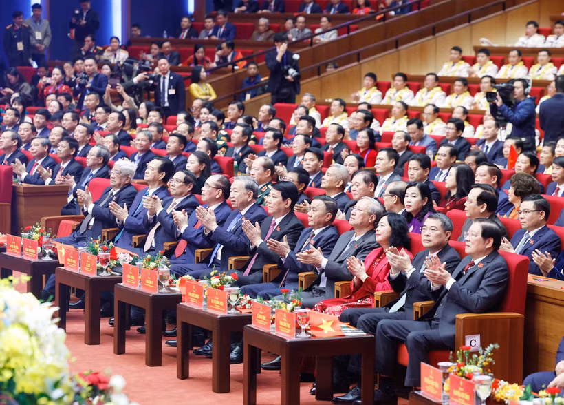 Les délégués participant au XIᵉ Congrès national d'émulation patriotique 2025. Photo: VNA