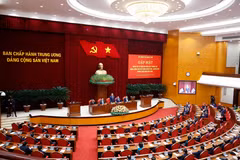 Vue panoramique de la rencontre, à Hanoi, le 4 février. Photo: VNA