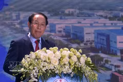 Le vice-Premier ministre Lê Tiên Châu s’exprime lors de la conférence de promotion des investissements de Tây Ninh, lle 28 août. Photo : VNA