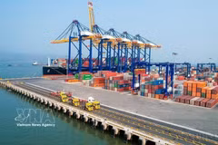 Port à conteneurs international Hateco Hai Phong. Photo: VNA