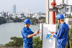 Les opérateurs de télécommunications avaient déployé plus de 40.000 stations de base 5G au début de l'année, portant la couverture 5G à environ 91,9% de la population. Photo : VGP