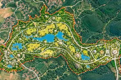 Une vue préliminaire du complexe d'écotourisme de Ba Vi. Photo : SunGroup