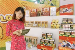Ensemble de produits OCOP 4 étoiles de la SARL Medifood.io. Photo : VNA