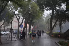 Le froid de retour ce week-end à Hanoi. Photo: VNA