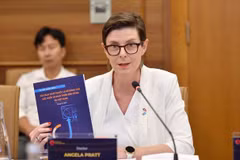 La représentante de l’OMS au Vietnam, la Dr Angela Pratt. Photo : baochinhphu.vn