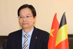Trân Ngoc Quân, conseiller commercial et chef de l’Office du commerce du Vietnam en Belgique et en UE. Photo: VNA