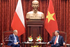 Le leader Tô Lâm reçoit le Premier ministre polonais Donald Tusk à Hanoi