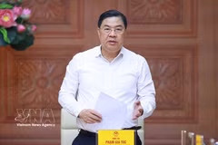Le vice-Premier ministre permanent Pham Gia Tuc. Photo : VNA