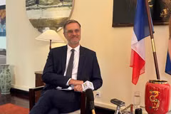 Olivier Brocher, ambassadeur de France au Vietnam. Photo: VOV