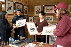L’art des estampes populaires de Dông Hô fait partie des trésors des beaux-arts du Vietnam. Photo: baobacninhtv.vn
