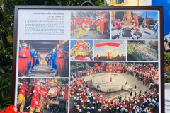 Procession du cheval du saint Giong. Les fêtes de Giong des temples de Phù Dông et de Soc ont été inscrites en 2010 sur la Liste représentative du patrimoine culturel immatériel de l'humanité. Photo: VNA
