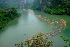 Une vue du complexe de Tam Côc Binh Dông dans la province de Ninh Binh. Photo : Centre d’information et de promotion du tourisme de la province de Ninh Binh