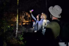 Observation de la faune sauvage à l'aide de caméras thermiques au parc national de Cat Tiên. Photo : Oxalis