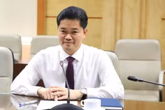 Le vice-ministre permanent de la Santé, Vu Manh Hà, lors de la séance de travail. Photo; VietnamPlus