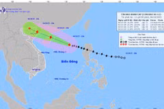 Trajectoire de la tempête tropicale Matmo. Source: Centre national de prévision hydrométéorologique