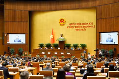 La première session de la 16e législature de l'Assemblée nationale du Vietnam s'ouvre le 6 avril à Hanoï. Photo: VNA