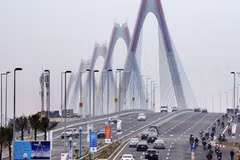 Pont Nhât Tân, à Hanoi. Photo: chinhphu.vn