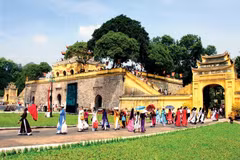 La citadelle impériale de Thang Long. Photo: hanoimoi.vn