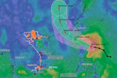 Le typhon Noul s’est intensifiée à l’est des Philippines et pourrait atteindre la Mer Orientale dans les prochains jours. Photo : VNDMS