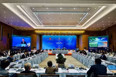 Vue de la deuxième séance du Forum économique vietnamien 2025, à Hanoi, le 16 décembre. Photo: VNA