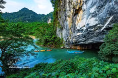 Le parc national de Phong Nha-Ke Bàng captive les amateurs d’aventure avec ses majestueux réseaux de grottes nichés au cœur de forêts vierges et de paysages naturels préservés, ainsi qu'avec son riche écosystème. Photo: VNA