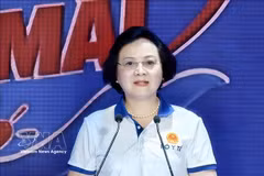 La vice-Première ministre Pham Thi Thanh Trà s'exprime lors de l'événement, à Hanoi, le 20 mai. Photo: VNA