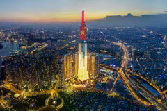 Un coin de Hô Chi Minh-Ville. Photo: VNA