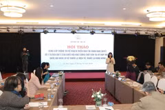 Vue du séminaire organisé par le Département des affaires juridiques du ministère de la Santé, à Hanoi, le 25 décembre. Photo : VNA