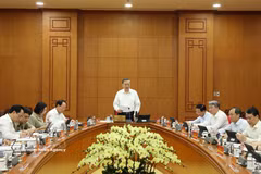 Le secrétaire général du Parti et président de la République, Tô Lâm, s’exprime lors de la réunion, à Hanoi, le 25 août 2026. Photo : VNA