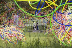 L'exposition d'installation japonaise « Spinning Ghost Colors » se tient du 9 octobre au 6 décembre. Photo : Organisateurs