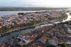 La vieille ville de Hôi An vue d'en haut. Photo: VNP