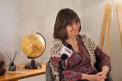 Patricia Abarzua Munoz, présidente de l’Institut culturel d’amitié Chili-Vietnam. Photo: VNA
