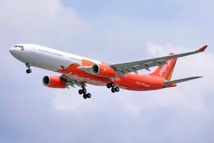 Un avion de Vietjet. Photo: Vietjet