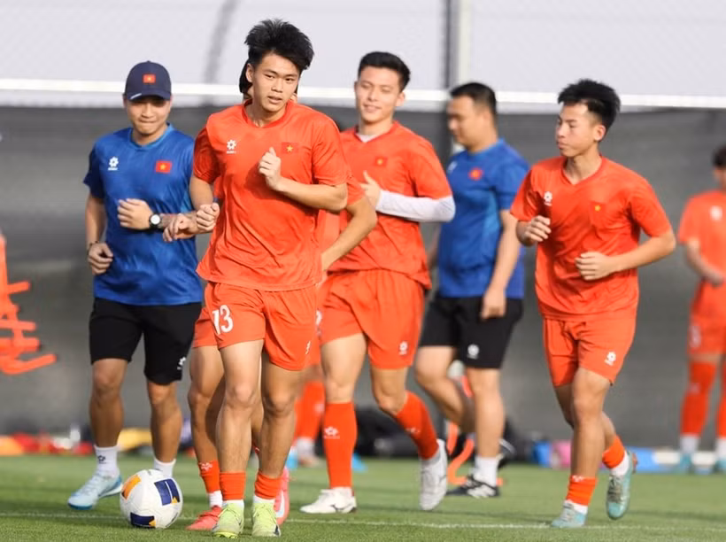 L'équipe nationale masculine de football des moins de 17 ans (U17) du Vietnam. Photo : VNA