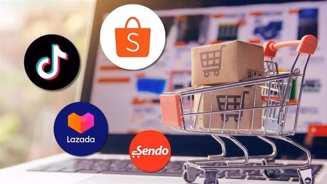 Les Vietnamiens préfèrent de plus en plus faire leurs achats en ligne plutôt que dans les marchés traditionnels ou les supermarchés. (Photo vneconomy.vn)