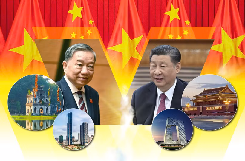 Les relations bilatérales entre le Vietnam et la Chine sont constamment promues vers de nouveaux sommets. Photo . VNA