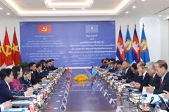 Panorama de l'entretien. Photo: VNA