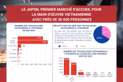 Le Japon, premier marché d'accueil pour la main-d'œuvre vietnamienne