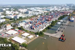 Un coin de la zone franche d'exportation de Tan Thuan, à Hô Chi Minh-Ville. Photo : VNA