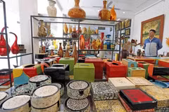Les objets laqués du village de Ha Thai témoignent du savoir-faire et de la créativité de ses artisans. Photo : VNA