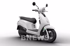 La moto électrique Vinfast Evo. 
