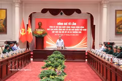 Le secrétaire général du Parti communiste du Vietnam et président de la République, To Lam, s'exprime à la rencontre. Photo: VNA