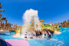 Le parc aquatique Aqua Adventure fait partie du complexe Sun World Vung Tau. Photo: VNA