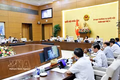 La quatrième réunion du Comité permanent de l'Assemblée nationale du Vietnam. Photo: VNA