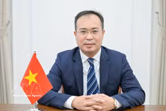 L’ambassadeur du Vietnam au Kirghizistan, avec résidence au Kazakhstan, Nguyen Thanh Le. Photo: VNA